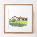 Watercolour House Portrait