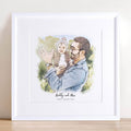 Daddy and Me Illustration