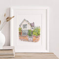 Watercolour House Portrait