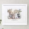 Personalised Family Line Portrait