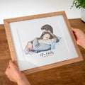 Daddy and Me Illustration