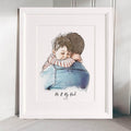 Daddy and Me Illustration