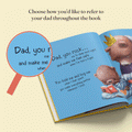 Personalised Greatest Dad in the World Book