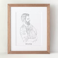 Daddy Line Portrait