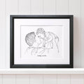 Daddy Line Portrait