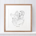 Daddy Line Portrait