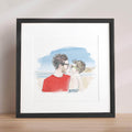 Daddy and Me Line Portrait