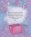 Personalised Baby's First Christmas Book