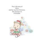 Personalised Baby's First Christmas Book