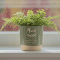 Personalised name indoor plant pot