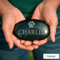Personalised Pet Pebble with Paw Print