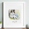 Grandma and Me Illustration