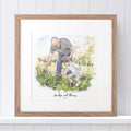 Grandad and Me Illustration