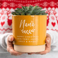 Personalised name indoor plant pot