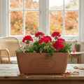 Personalised Garden Engraved Terracotta Window Pot