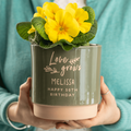 Personalised Love Grows Indoor Plant Pot