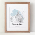 Wedding Venue Line Drawing