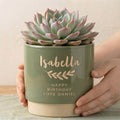 Personalised name indoor plant pot
