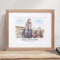 Grandad and Me Illustration