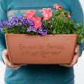 Personalised Name Terracotta Window Pot