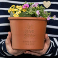Personalised Let Love Grow Plant Pot
