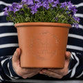 Engraved Handwritten Name Pot