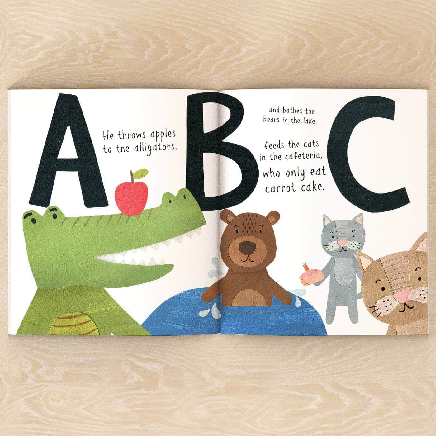 Letterfest.com book Personalised Alphabet Zoo Story Book
