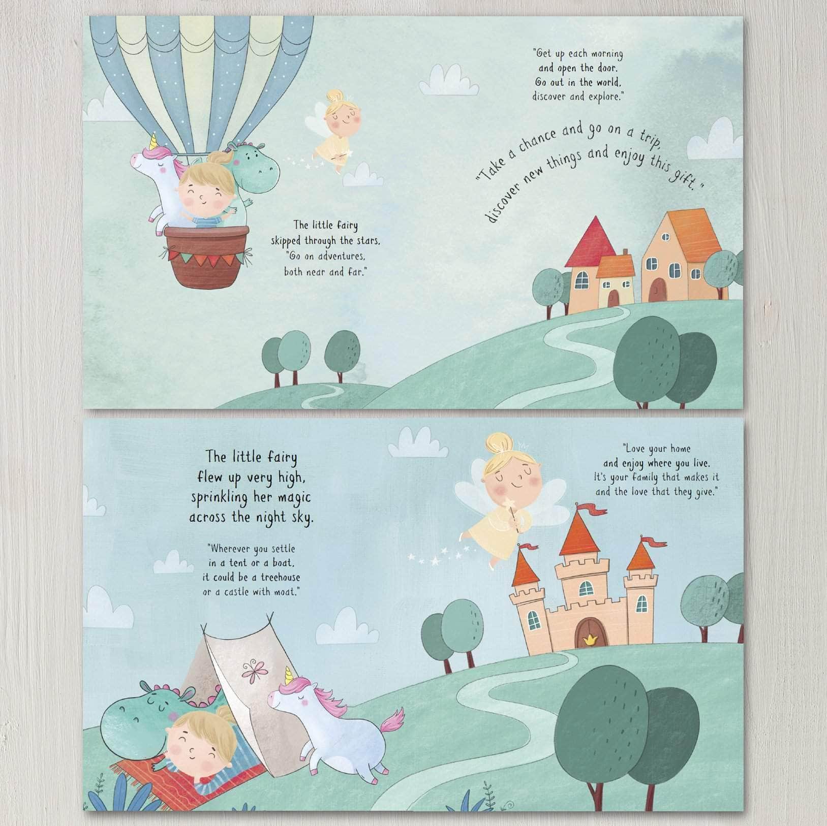 letterfest book Personalised Wish Book For Baby Or Child