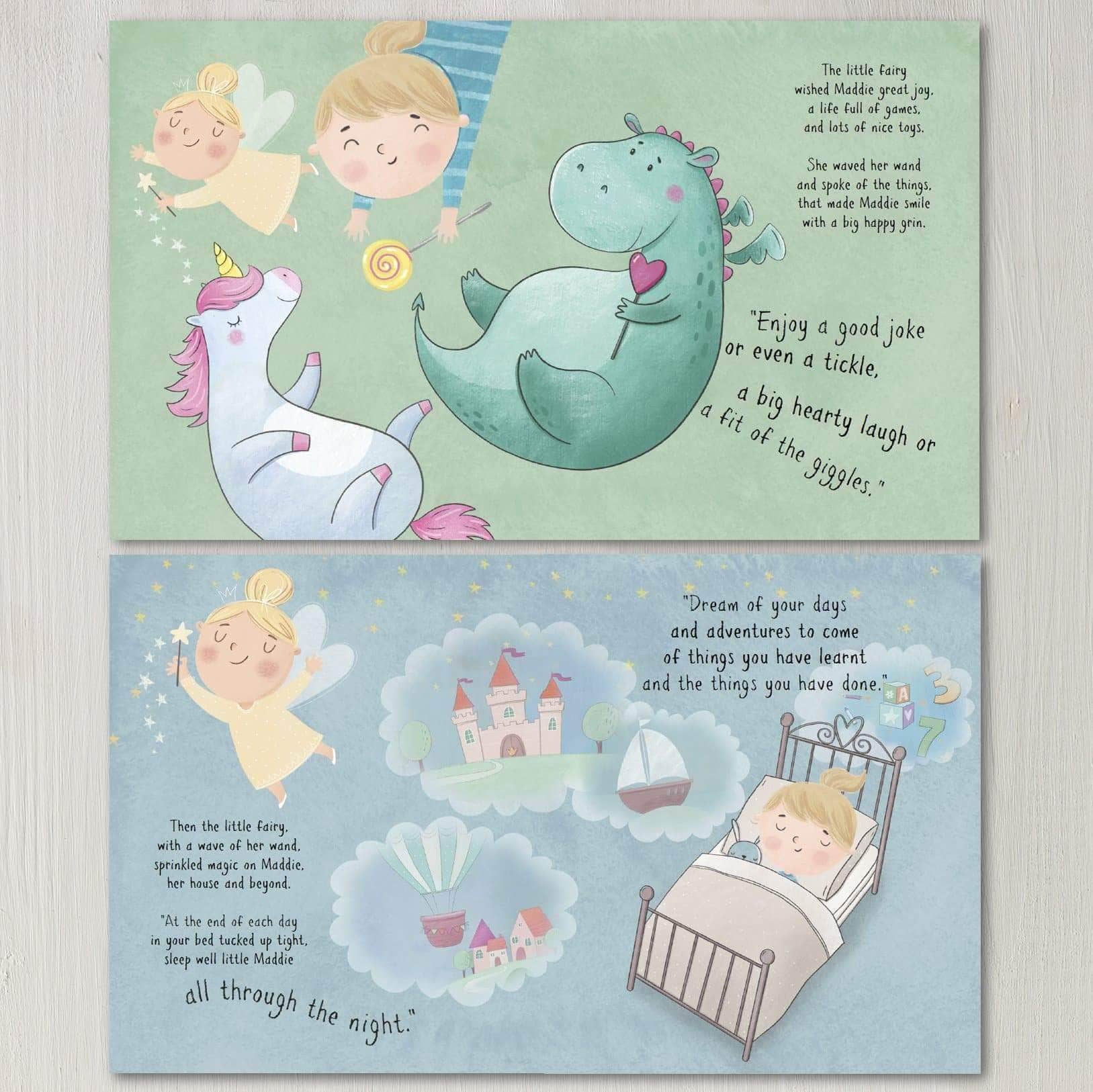letterfest book Personalised Wish Book For Baby Or Child