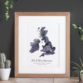 Personalised Special Location Watercolour Wall Art