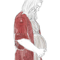 New Mum Personalised Line Portrait
