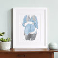 New Mum Personalised Line Portrait