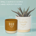 Personalised bridesmaids indoor plant pot