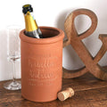 Personalised Terracotta Wine Cooler