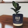 Personalised Dads indoor plant pot