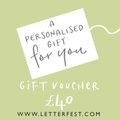 Letterfest Gift E-Voucher