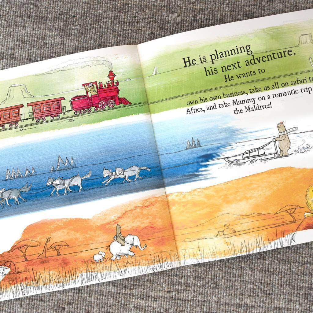 letterfest book Personalised Adventures of Dad Book