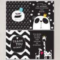 Personalised Sensory Monochrome Baby Book