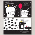 Personalised Sensory Monochrome Baby Book
