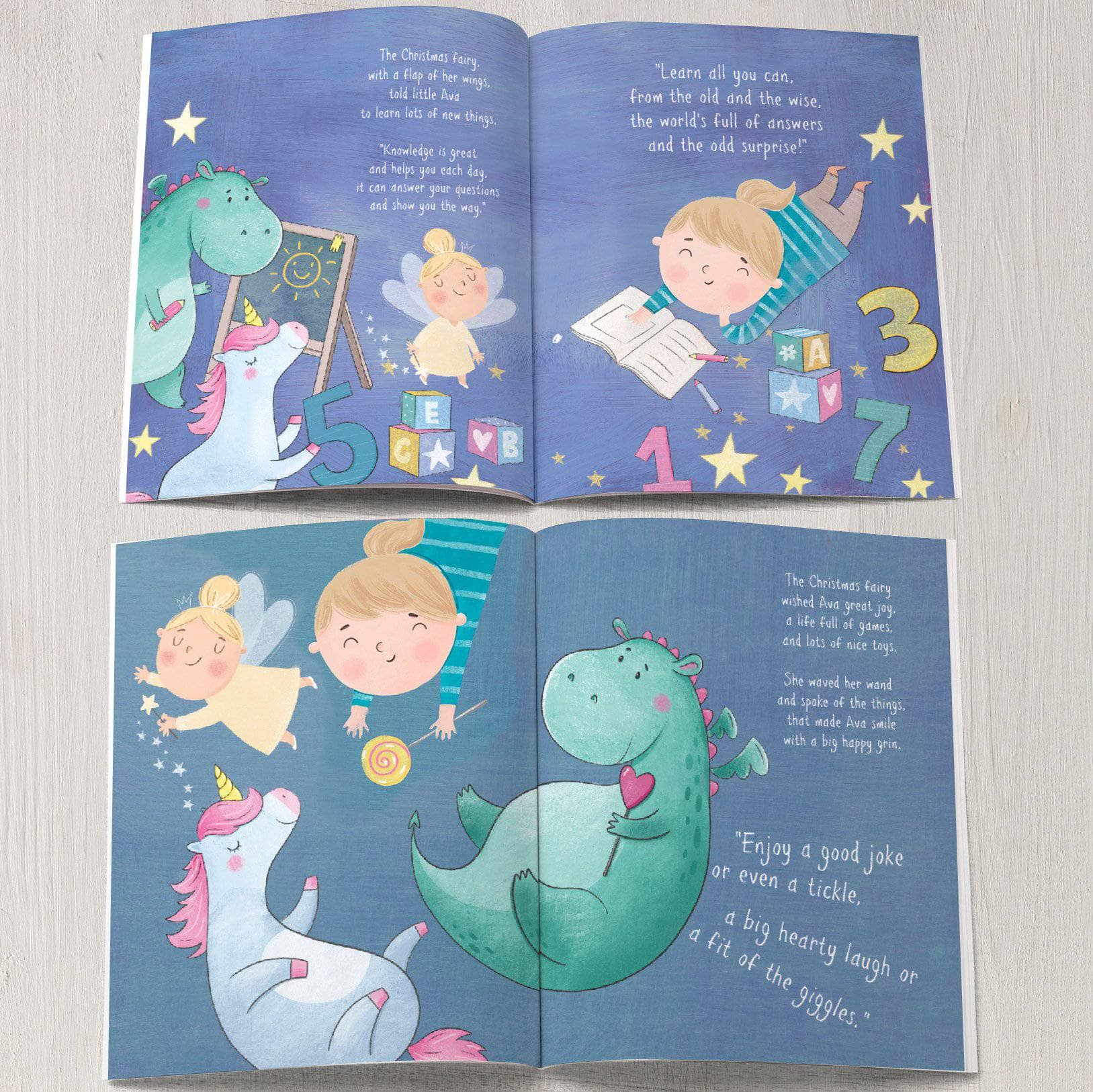 letterfest book Personalised Christmas Wish Story Book