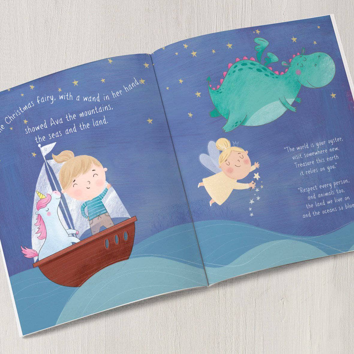letterfest book Personalised Christmas Wish Story Book