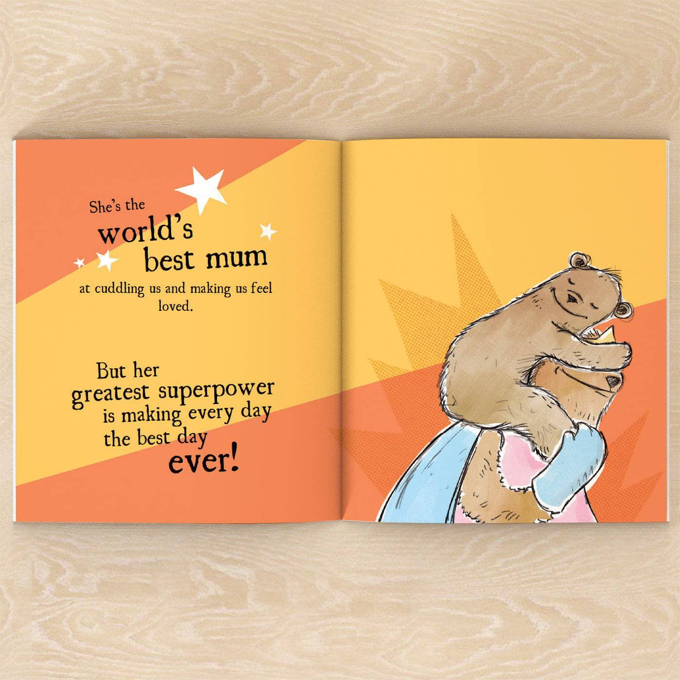 letterfest book Personalised Supermum Book