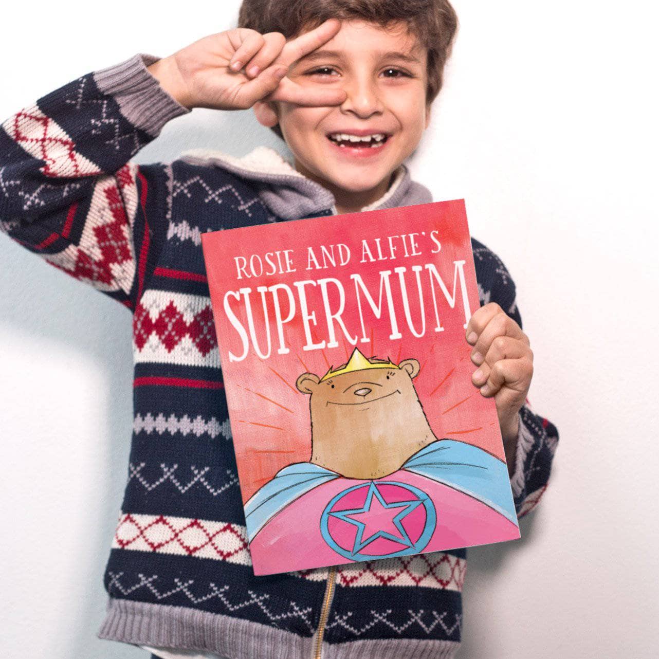 letterfest book Personalised Supermum Book