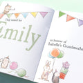 Personalised Woodland New Baby Book