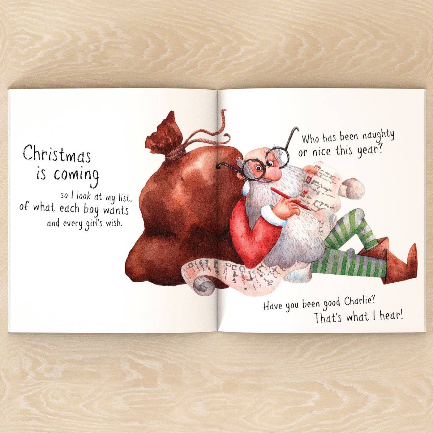 Letterfest.com book Letter from Santa Christmas Book