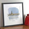 Our Favourite Place Watercolour Sketch