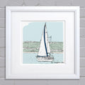 Personalised Boat Illustration