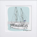 Personalised Boat Illustration