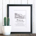 Personalised Favourite Memory Illustration
