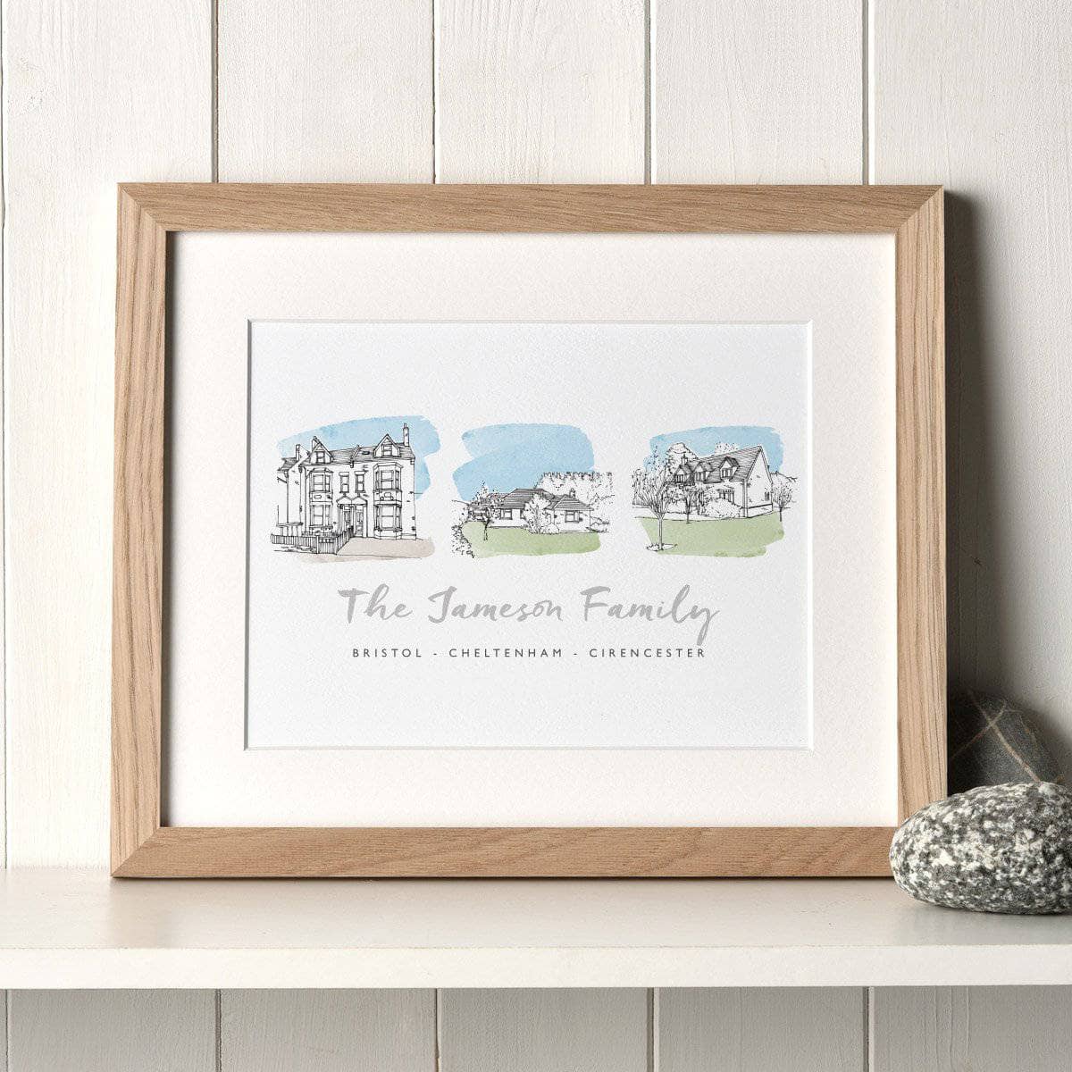 letterfest illustration Story Of My Houses Watercolour Illustration